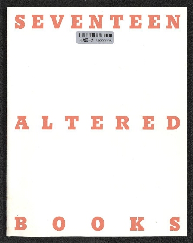 Seventeen Altered Books