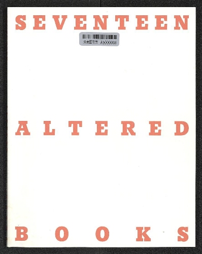 Seventeen Altered Books Seventeen Altered Books